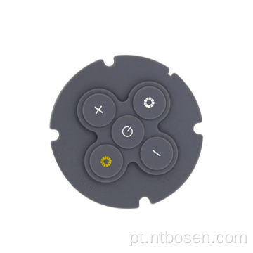 Botões de controlador circular personalizado chaves de borracha à prova d&#39;água